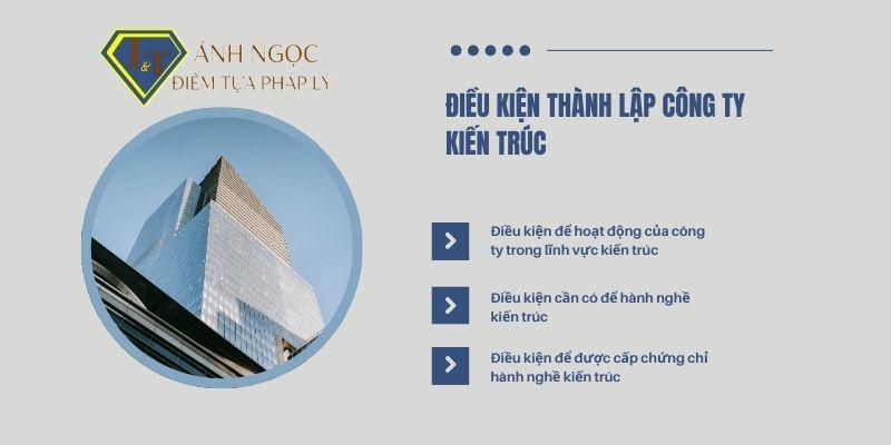 Điều kiện thành lập công ty kiến trúc