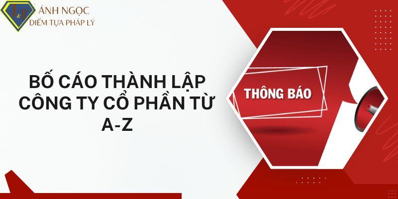 Bố cáo thành lập công ty cổ phần