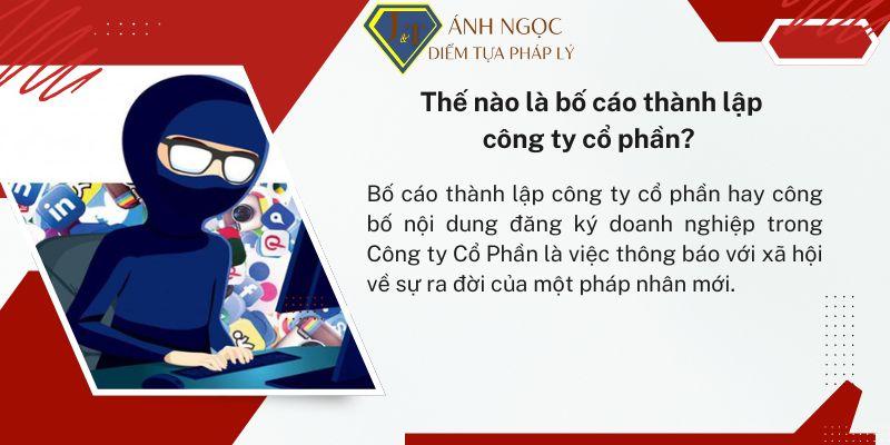 Thế nào là bố cáo thành lập công ty cổ phần? 