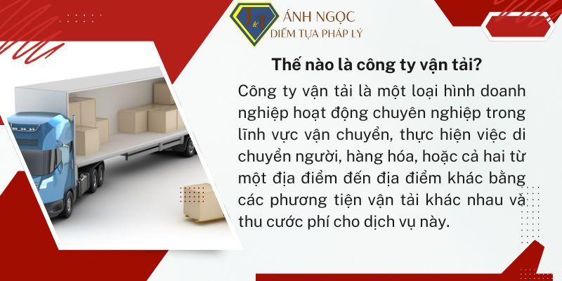 Thế nào là công ty vận tải? 