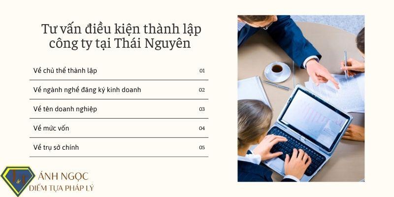 Tư vấn điều kiện thành lập công ty tại Thái Nguyên Tư vấn điều kiện thành lập công ty tại Thái Nguyên