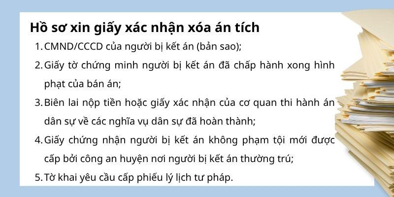 Hồ sơ xóa án tích