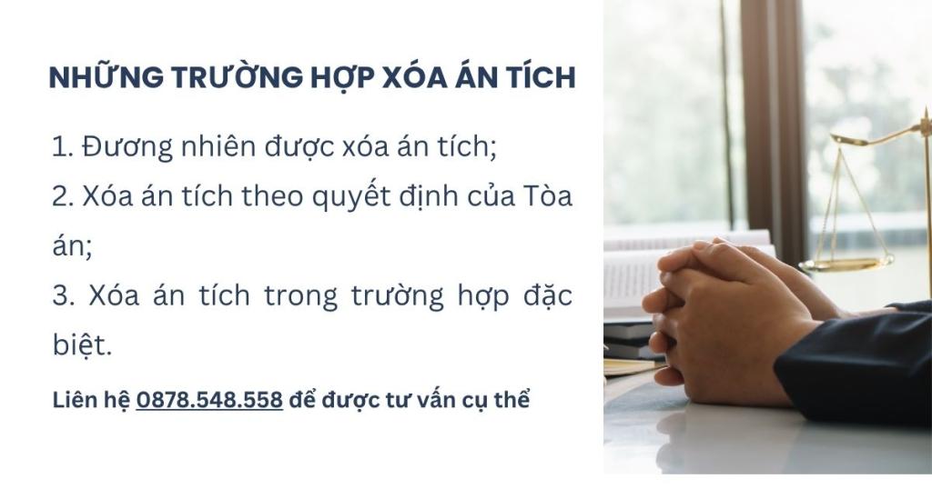 Những trường hợp xóa án tích Những trường hợp xóa án tích