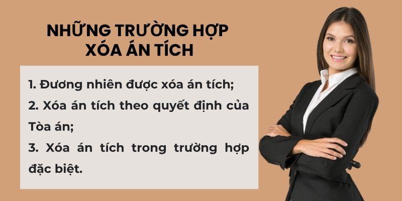 Các trường hợp xóa án tích