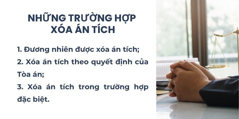 Các trường hợp xóa án tích