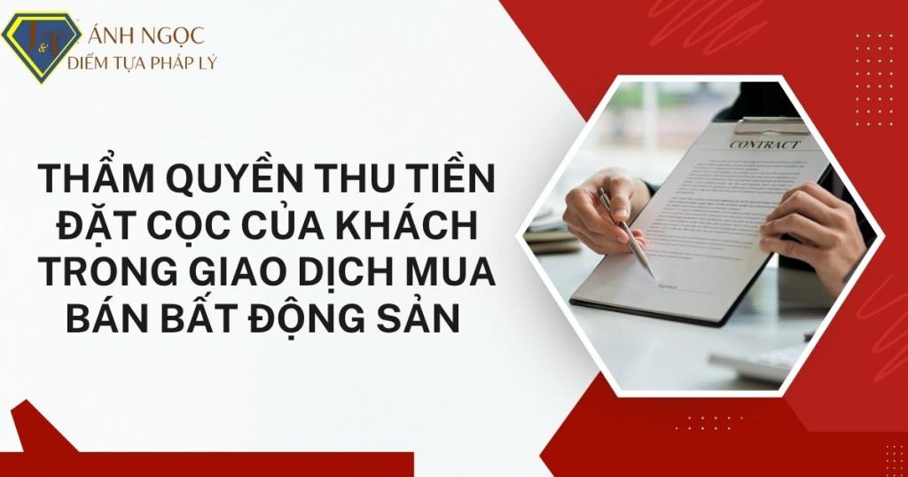 Công ty tư vấn, môi giới có được thu tiền đặt cọc của khách không?