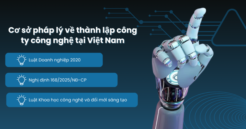 Cơ sở pháp lý về thành lập công ty công nghệ tại Việt Nam