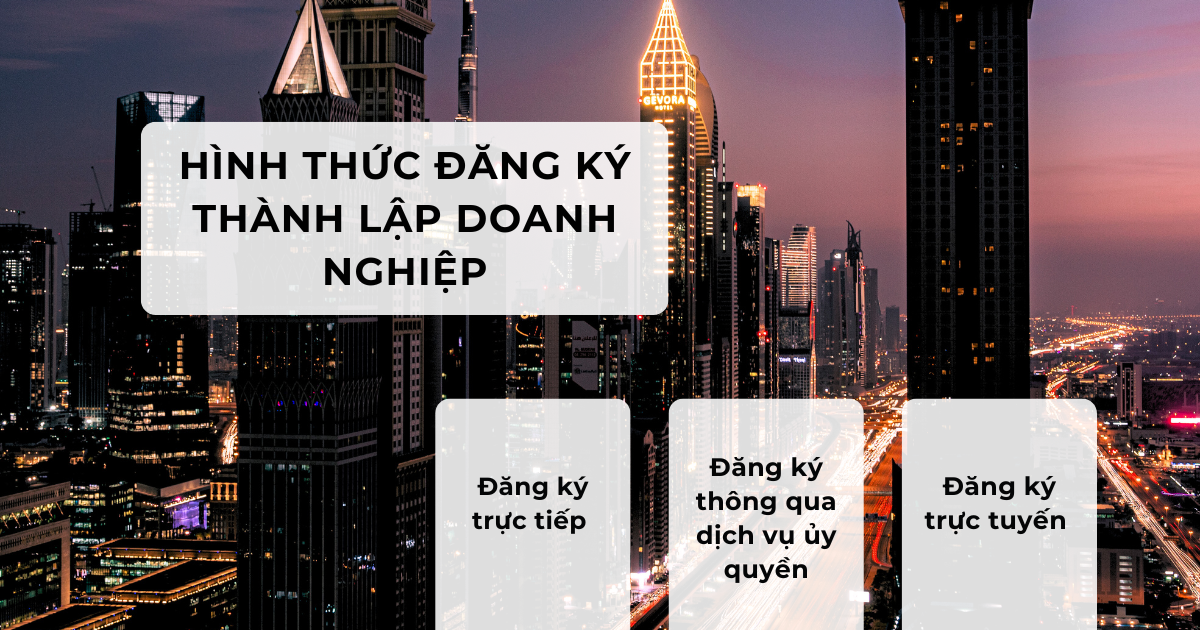 Các hình thức thành lập doanh nghiệp