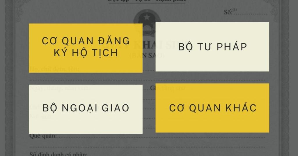 Nộp tờ khai trích lục khai sinh ở đâu để được giải quyết?