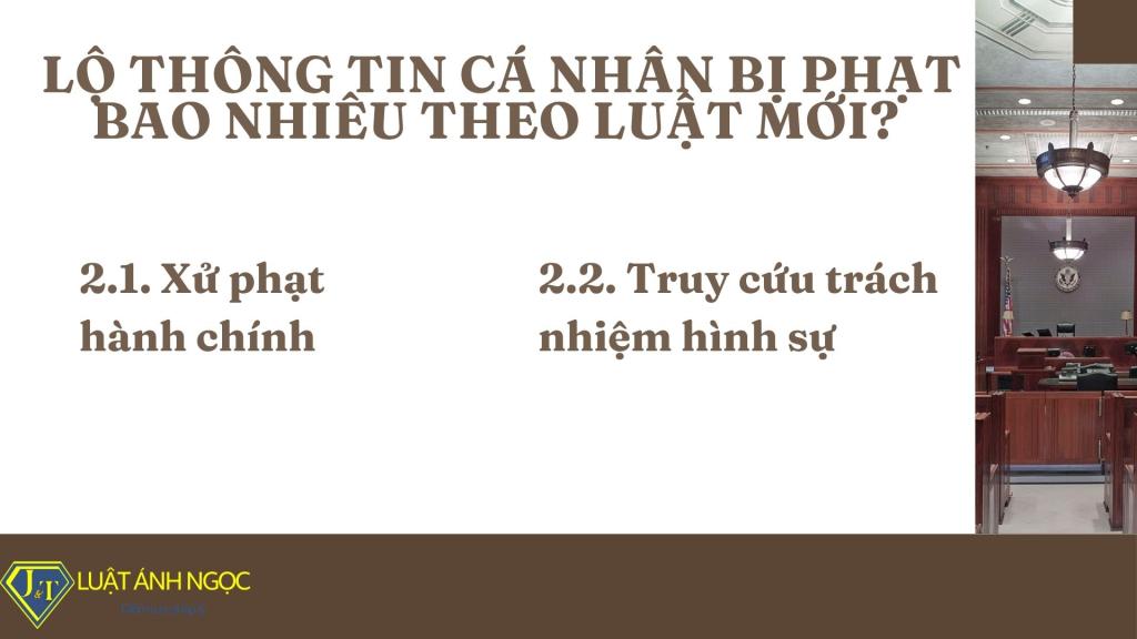 Lộ thông tin cá nhân bị phạt bao nhiêu theo luật mới?