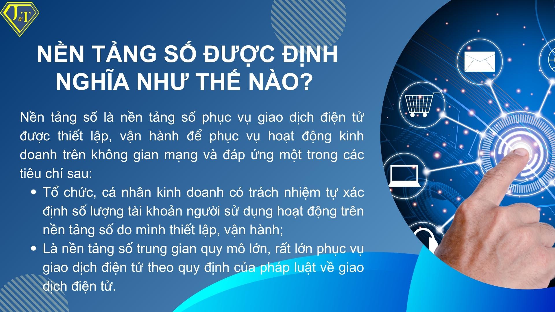 Thế nào là nền tảng số theo quy định của pháp luật
