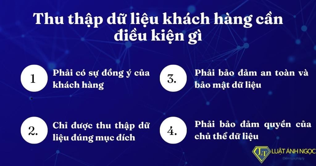 Thu thập dữ liệu khách hàng cần điều kiện gì