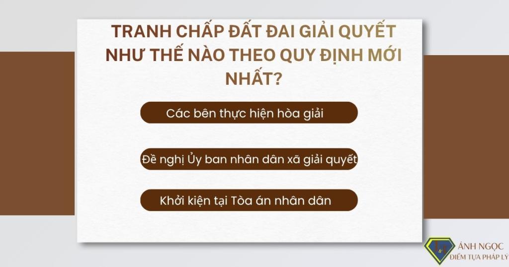 Tranh chấp đất đai giải quyết như thế nào theo quy định mới nhất? 