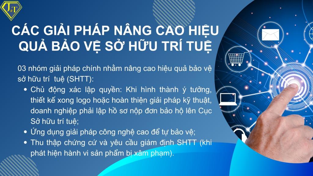 Nhóm giải pháp nâng cao hiệu quả bảo vệ sở hữu trí tuệ