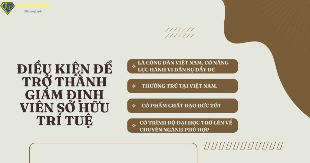 Điều kiện để trở thành giám định viên Sở hữu trí tuệ