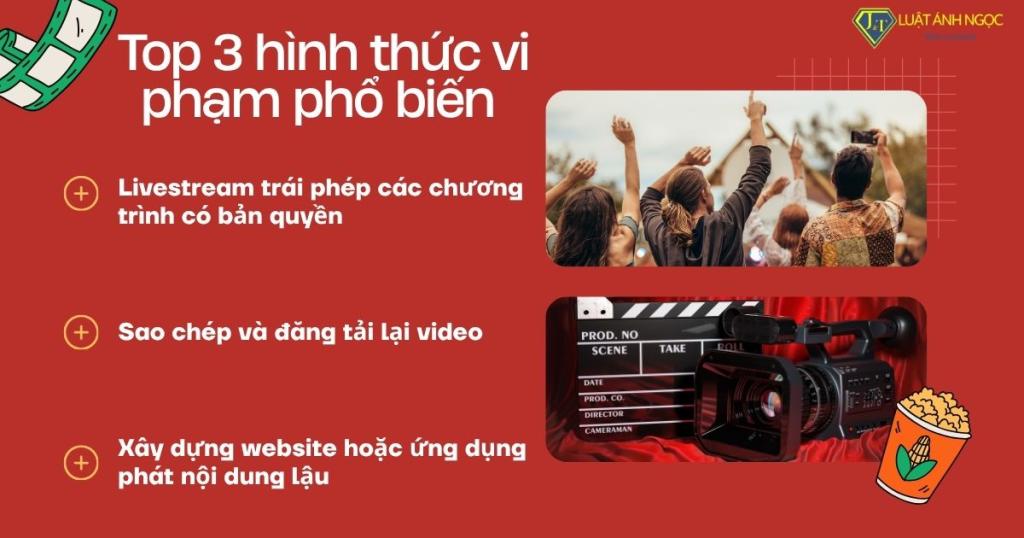 Top 3 hình thức vi phạm bản quyền trên các nền tảng streaming phổ biến 