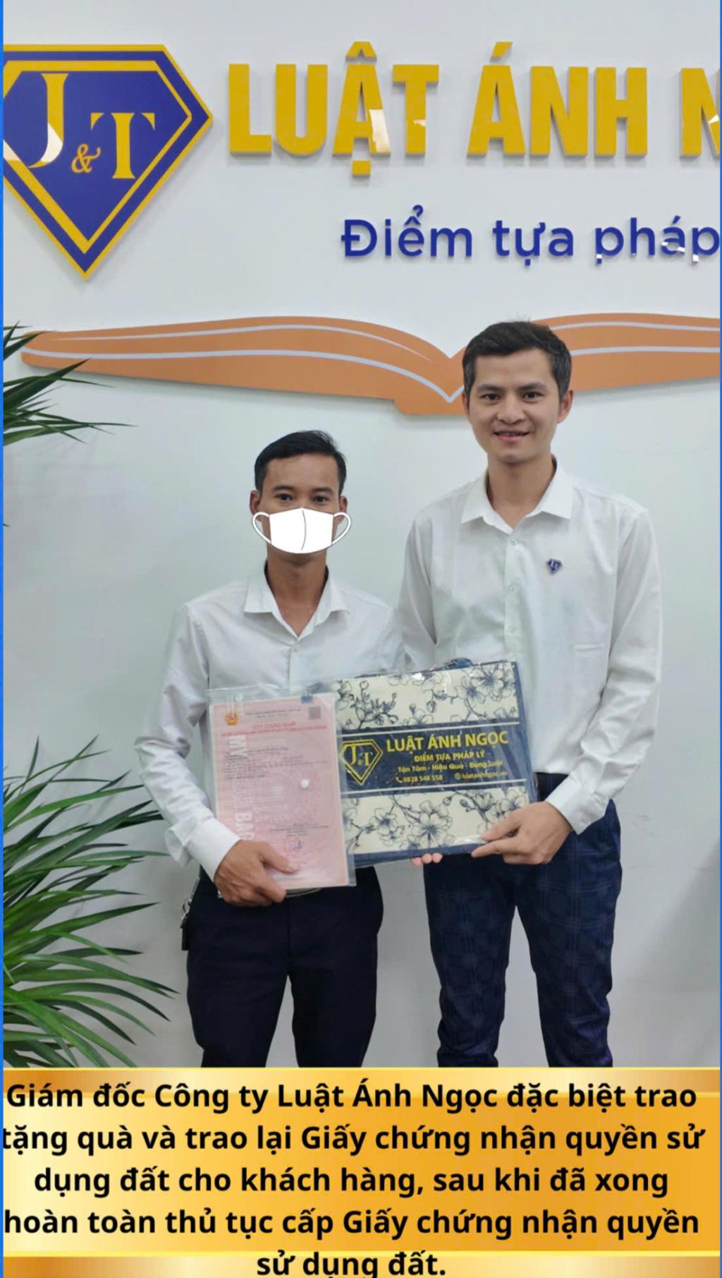Làm Giấy chứng nhận quyền sử dụng đất tại Luật Ánh Ngọc