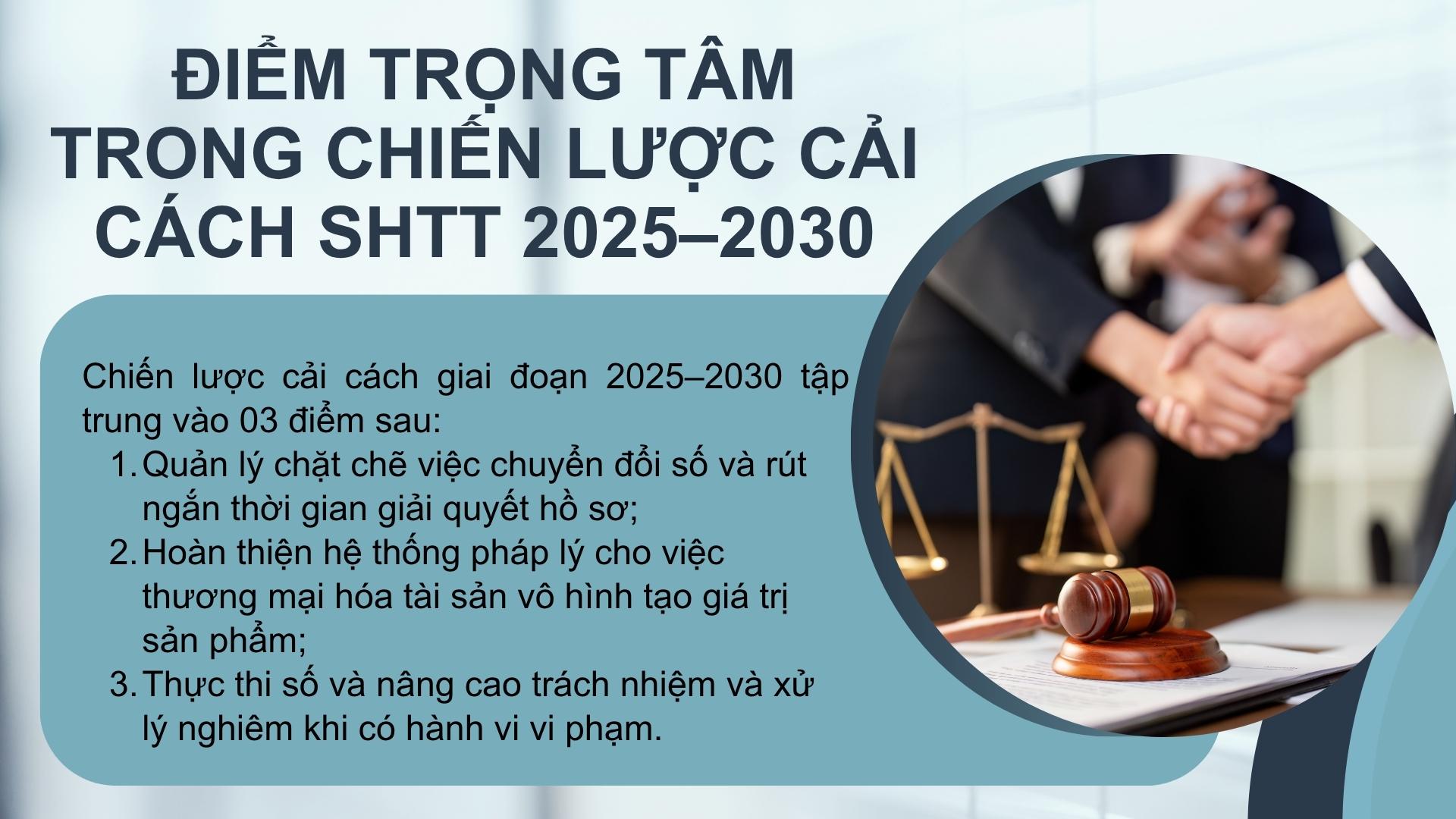 03 điểm trọng tâm trong việc cải cách luật Sở hữu trí tuệ