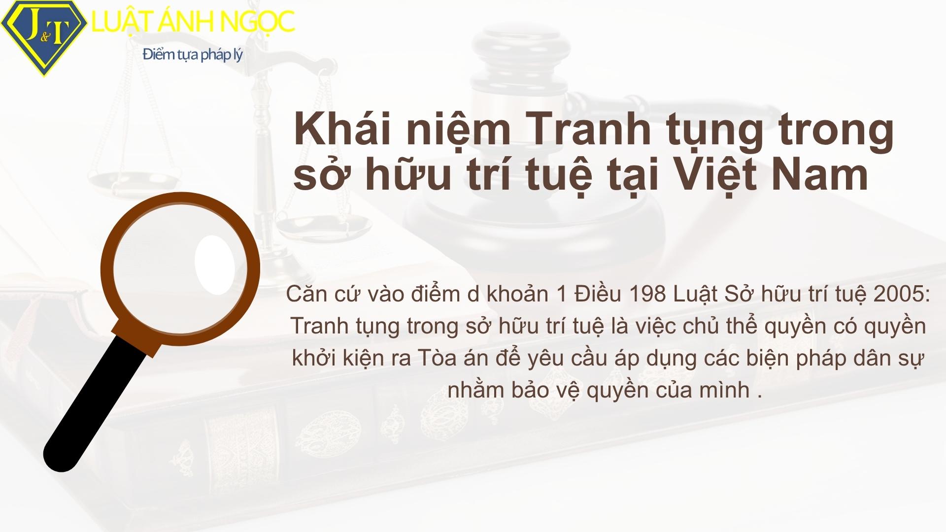 Tranh tụng trong sở hữu trí tuệ được định nghĩa như thế nào?