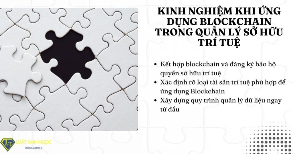 Kinh nghiệm khi ứng dụng blockchain trong quản lý Sở hữu trí tuệ