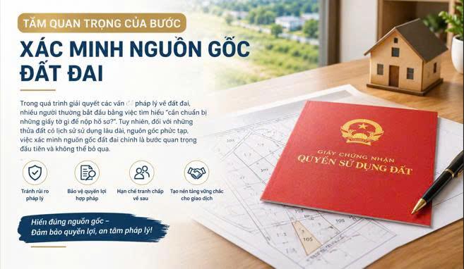 Tầm quan trọng của bước xác minh nguồn gốc đất đai